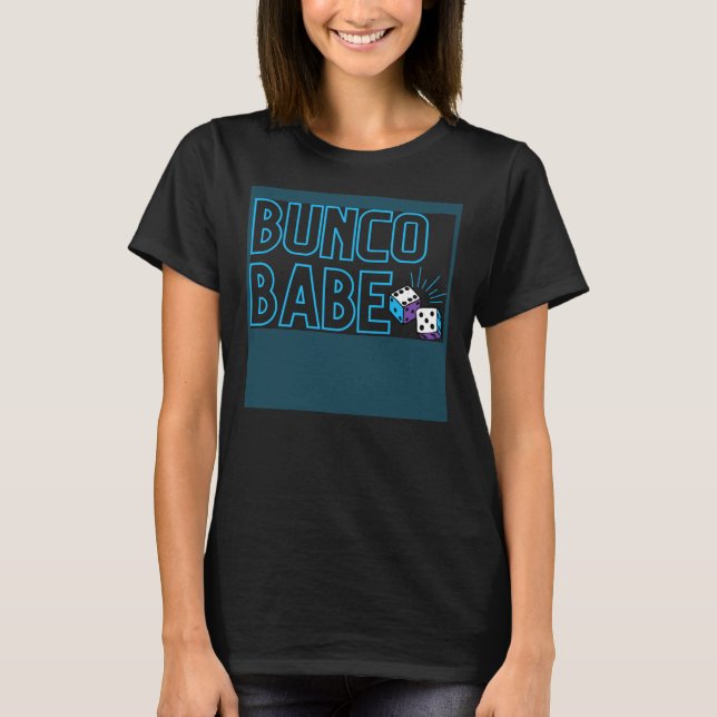 Camiseta Bunco Dice Game Bunco Babe (Anverso)