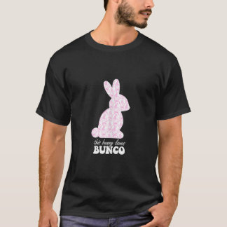 Camiseta Bunco Easter Bunny Toile Bows Coquette Aesthetic C