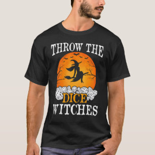 Camiseta Bunco Tirar Los Dados Testigos Bunco Juego Hallowe