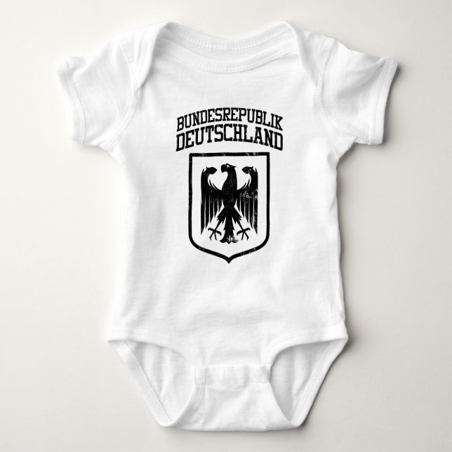 Camiseta Bundesrepublik Deutschland/alemán Eagle (Anverso)