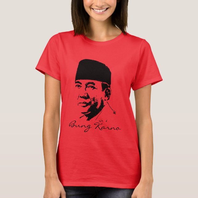 Camiseta Bung Karno (Anverso)