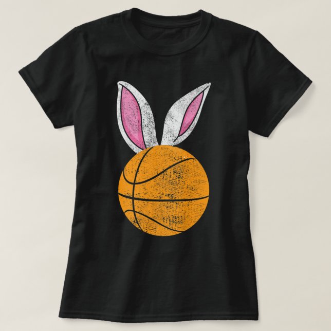 Camiseta Bungalow Ears Basketball Catcher Happy Easter boys (Diseño del anverso)