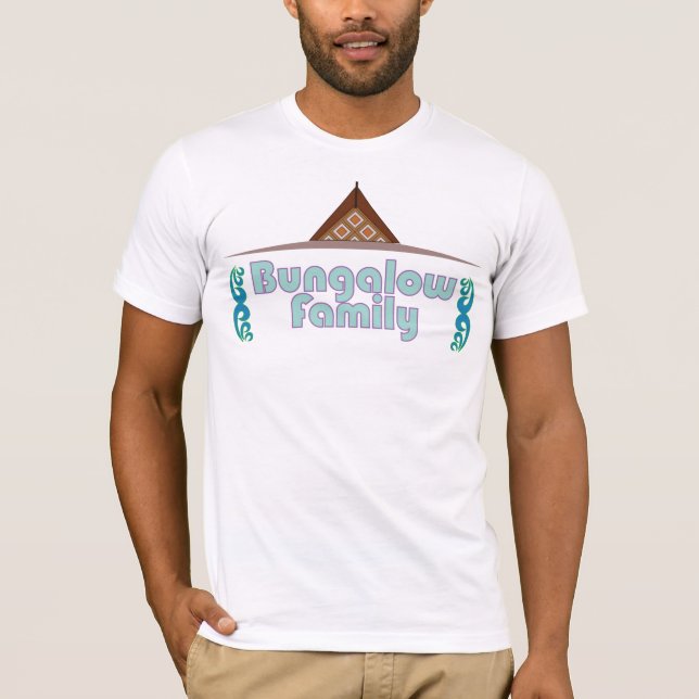 Camiseta Bungalow Family T-Shirt Men's White (Anverso)