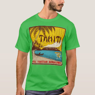 Camiseta Bungalows de Tahiti desaparecidos Viajes Equipaje 