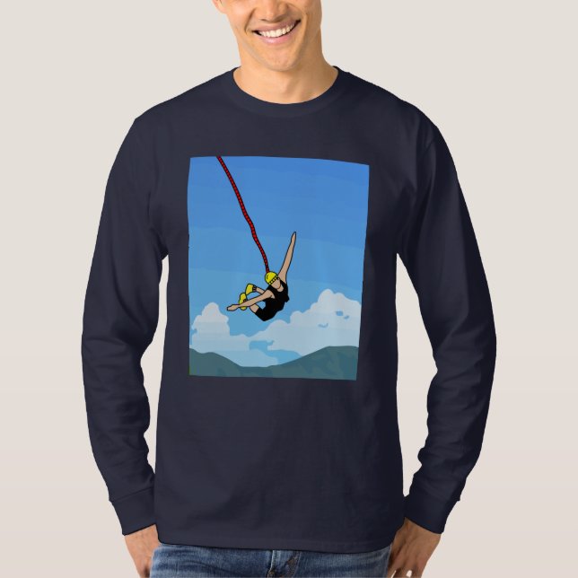 Camiseta Bungee Jumping A La Libertad (Anverso)