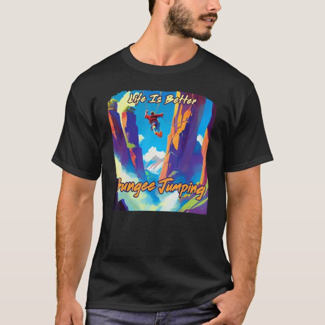 Camiseta Bungee Jumping Extreme Adventure (Anverso)