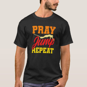Camiseta Bungee Jumping Pray Jump Repetir Salto Bungy Vinta