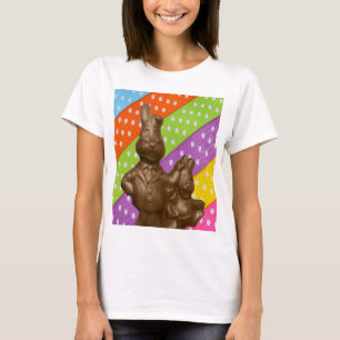 Camiseta Bunnies de Pascua de Chocolate