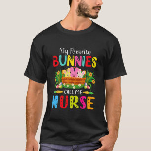 Camiseta Bunnies favoritos Scrubs de Pascua ER NICU PICU CN