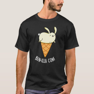 Camiseta Bunnilla Cone Funny Bunny Vanilla Dark BG