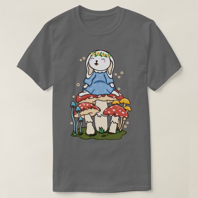 Camiseta Bunny And Mushroom (Diseño del anverso)