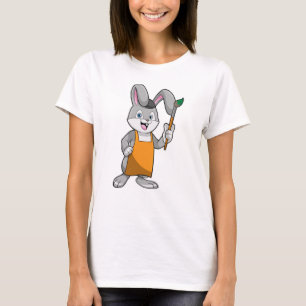 Camiseta Bunny as Painter con pincel de pintura