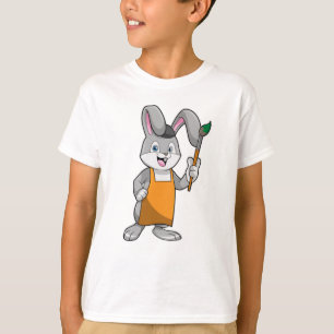 Camiseta Bunny as Painter con pincel de pintura