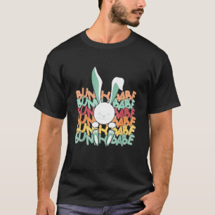 Camiseta Bunny Babe Pastel Primavera Caza Huevos Conejo Fel