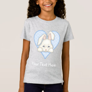 Camiseta Bunny blanco - Azul