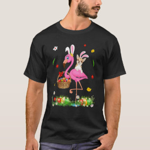Camiseta Bunny Chihuahua Riendo Flamingo Feliz Día de Pascu