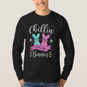 Camiseta Bunny Chillin con mis conejitos Hombres Mujeres Ni