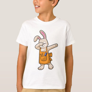 Camiseta Bunny como peluquero con comb y tijera