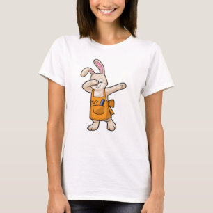 Camiseta Bunny como peluquero con comb y tijera