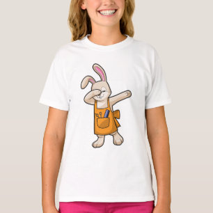 Camiseta Bunny como peluquero con comb y tijera