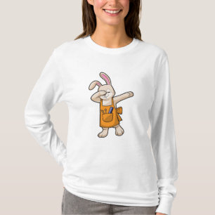 Camiseta Bunny como peluquero con comb y tijera