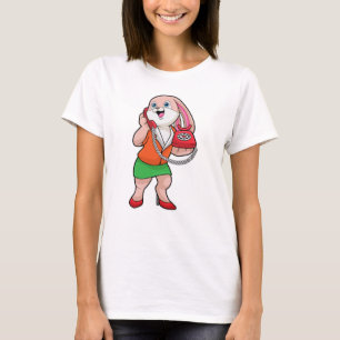 Camiseta Bunny como secretario con teléfono