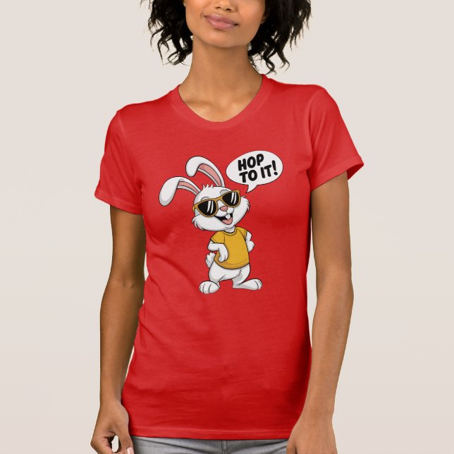 Camiseta Bunny con actitud (Anverso)