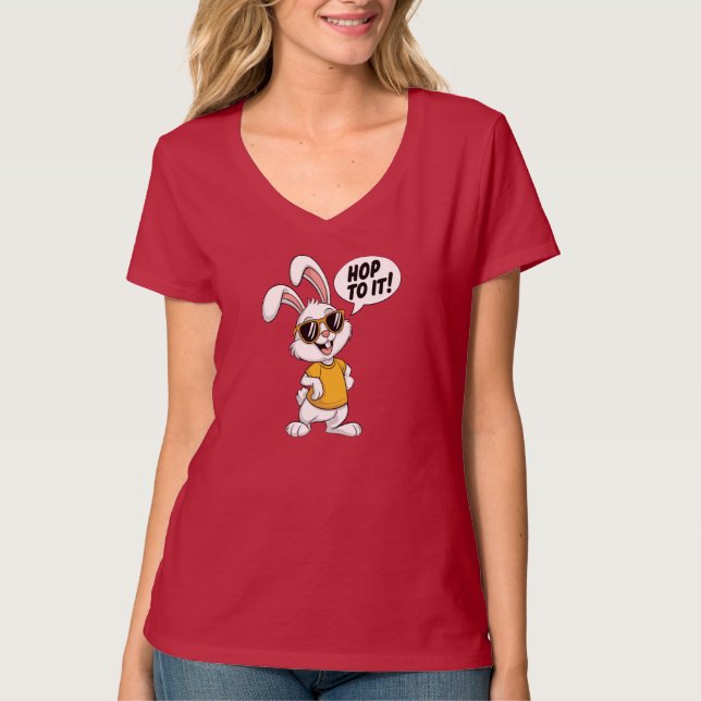 Camiseta Bunny con actitud (Anverso)