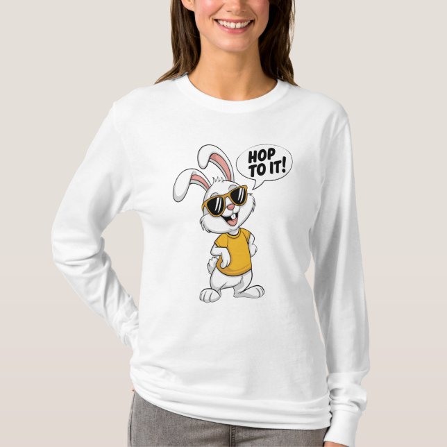 Camiseta Bunny con actitud (Anverso)