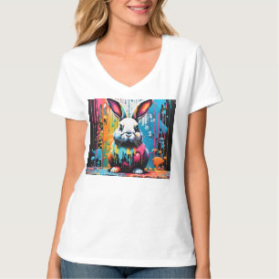 Camiseta Bunny con salpicaduras