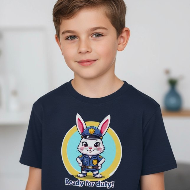 Camiseta Bunny Cop - ¡Listo para el deber! (Subido por el creador)