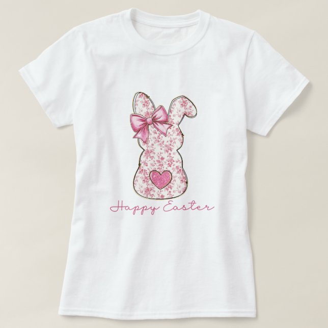 Camiseta Bunny Coquette Bow (Diseño del anverso)
