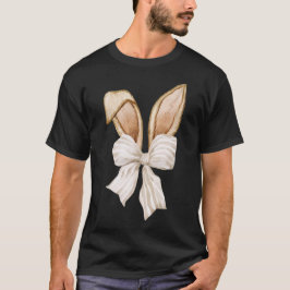 Camiseta Bunny Coquette, Diseño de Lazo y Orejas