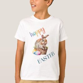 Camiseta Bunny Cute Easter Watercolor
