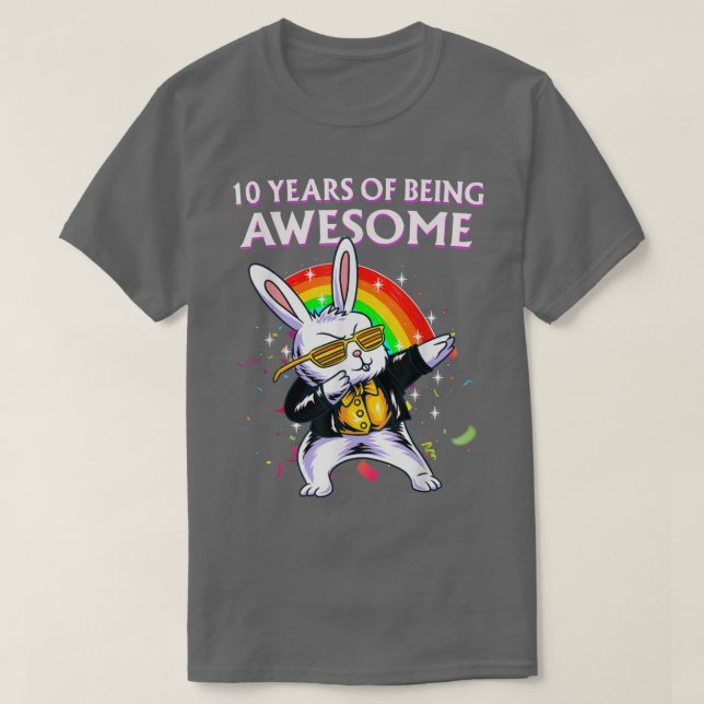 Camiseta Bunny Dabbing Awesome Chica K (Diseño del anverso)