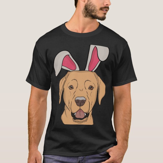 Camiseta Bunny de Labrador amarillo (Anverso)