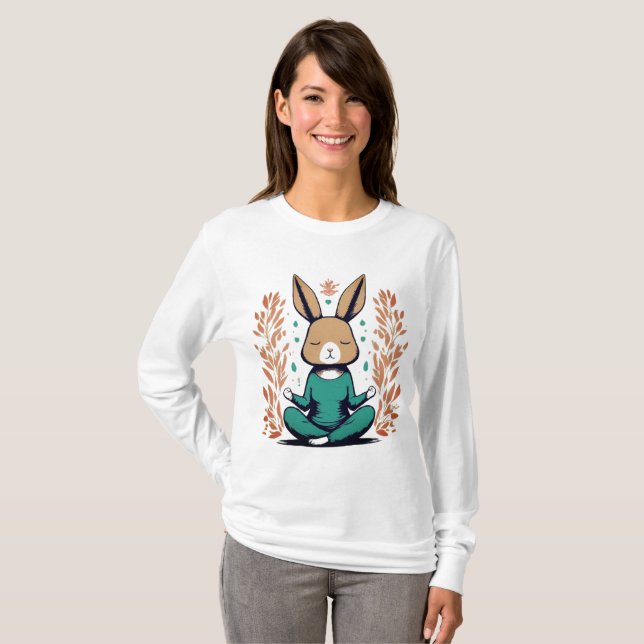 Camiseta Bunny de yoga (Anverso completo)