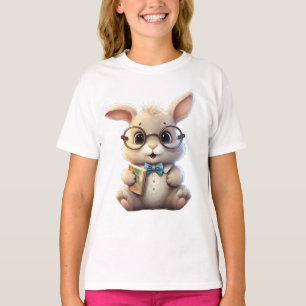 Camiseta Bunny_design.no.3- de Maaya Imps, Kids White