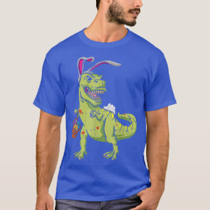 Camiseta Bunny Dinosaur Easter Day Cute TRe Egg Hunter Boys
