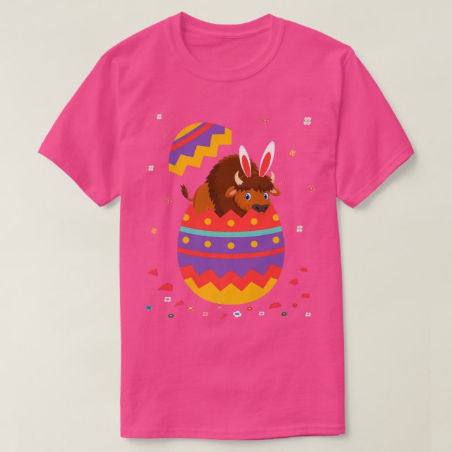 Camiseta Bunny Ears Eggs Costume Cute Easter Day Graphic Bi (Diseño del anverso)