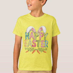 Camiseta Bunny Ears Happy Easter