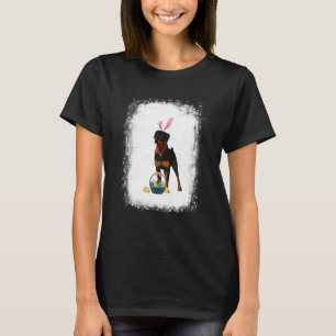 Camiseta Bunny Ears Rottweiler Dog Cute Doge