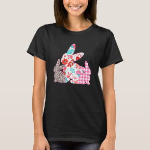 Camiseta Bunny Easter Leopard Plaid Buffalo Rabbit Easter D