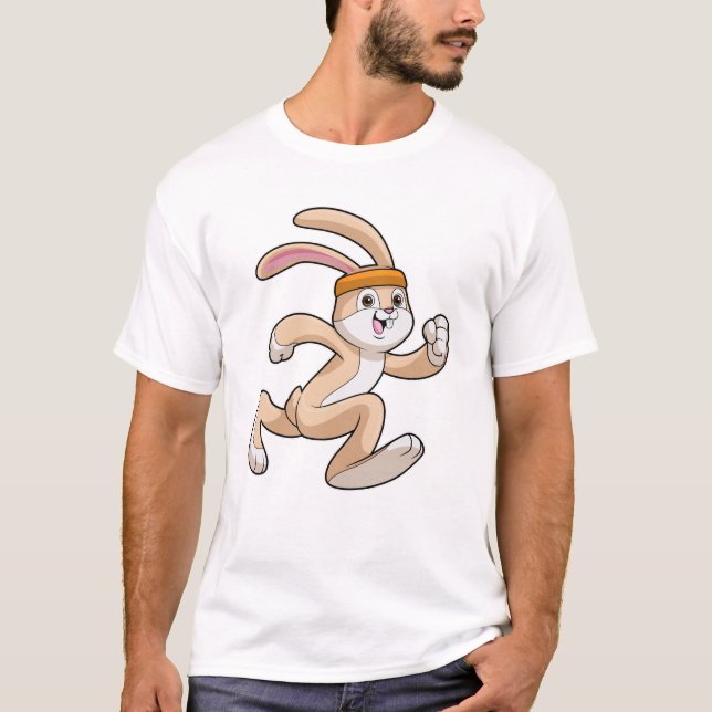 Camiseta Bunny en la carrera con la cabeza (Anverso)