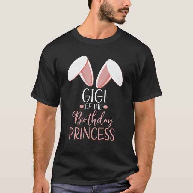 Camiseta Bunny Gigi De La Familia De La Princesa De Cumplea (Anverso)