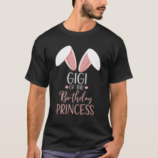 Camiseta Bunny Gigi Of The Birthday Princess Matching Famil