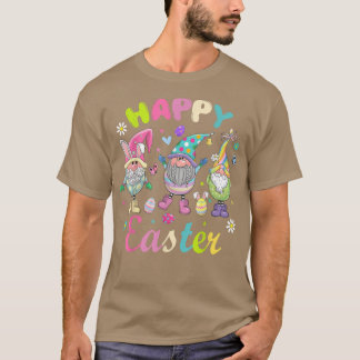Camiseta Bunny Gnome Hug Easter Eggs Feliz Día de Pascua