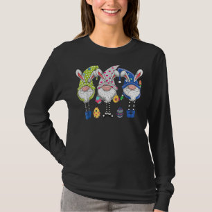 Camiseta Bunny Gnome Hug Easter Eggs Feliz Día de Pascua