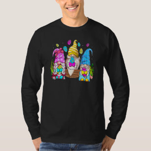 Camiseta Bunny Gnomes Hug Easter Gnome Feliz Día de Pascua