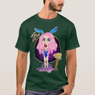 Camiseta BUNNY GURL Colorful Bold Drag Queen TShirt